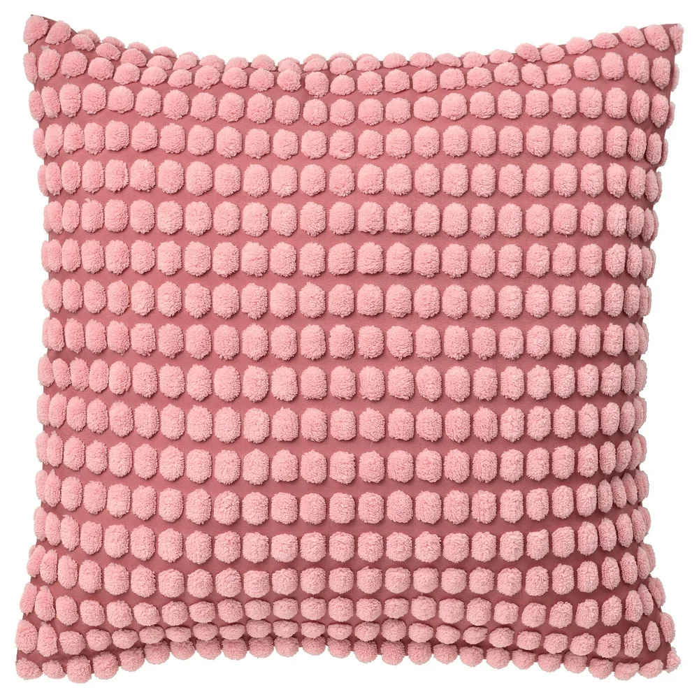 IKEA SVARTPOPPEL (ИКЕА СВАРТПОППЕЛ) — Наволочка, светло-розовая, 50x50 см