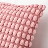 IKEA SVARTPOPPEL (ИКЕА СВАРТПОППЕЛ) — Наволочка, светло-розовая, 50x50 см — фото 4