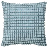 IKEA SVARTPOPPEL (ИКЕА СВАРТПОППЕЛ) — Наволочка, бледно-голубая, 50x50 см — фото 1
