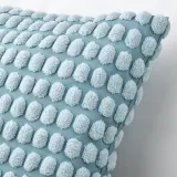 IKEA SVARTPOPPEL (ИКЕА СВАРТПОППЕЛ) — Наволочка, бледно-голубая, 50x50 см — фото 3