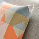 IKEA SVARTHÖ (ИКЕА СВАРТО) — Наволочка, оранжевый/мультиколор, 50x50 см — фото 3