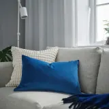 IKEA SANELA (ИКЕА САНЕЛА) — Наволочка, голубая, 40x58 см — фото 2