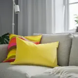 IKEA SANELA (ИКЕА САНЕЛА) — Наволочка, бледно-желтая, 40x58 см — фото 2