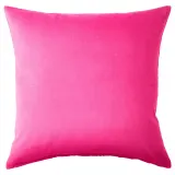 IKEA SANELA (ИКЕА САНЕЛА) — Наволочка, ярко-розовая, 50x50 см — фото 1