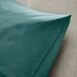 IKEA SANELA (ИКЕА САНЕЛА) — Наволочка, темно-серо-бирюзовая, 50x50 см — фото 4