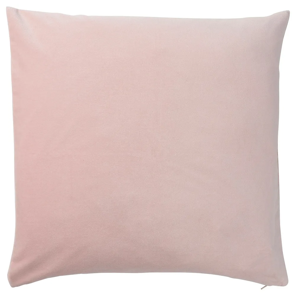IKEA SANELA (ИКЕА САНЕЛА) — Наволочка, бледно-розовая, 50x50 см