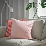 IKEA SANELA (ИКЕА САНЕЛА) — Наволочка, бледно-розовая, 50x50 см — фото 2