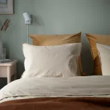 IKEA SANELA (ИКЕА САНЕЛА) — Наволочка, бежево-желтая, 65x65 см — фото 5