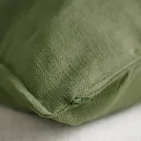 IKEA LAGERPOPPEL (ИКЕА ЛАГЕРПОППЕЛ) — Наволочка, серо-зеленая, 50x50 см — фото 3