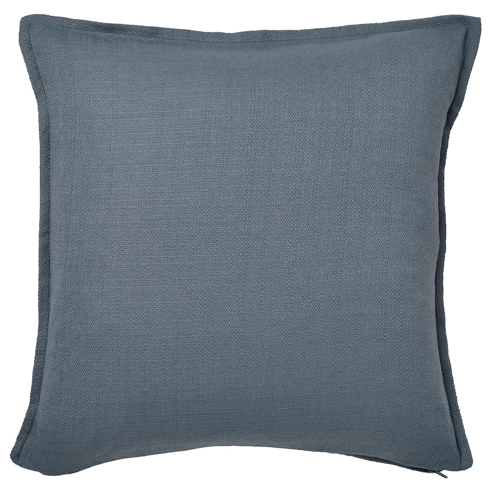 IKEA LAGERPOPPEL (ИКЕА ЛАГЕРПОППЕЛ) — Наволочка, серо-голубая, 50x50 см