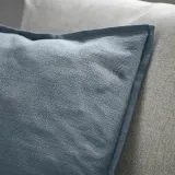 IKEA LAGERPOPPEL (ИКЕА ЛАГЕРПОППЕЛ) — Наволочка, серо-голубая, 50x50 см — фото 4