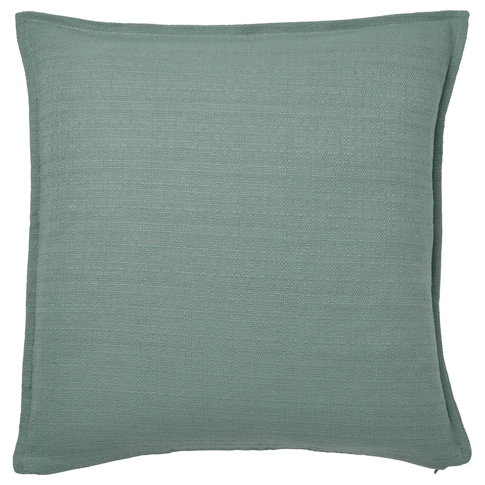 IKEA LAGERPOPPEL (ИКЕА ЛАГЕРПОППЕЛ) — Наволочка, светло-сине-серая, 50x50 см