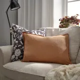 IKEA LAGERPOPPEL (ИКЕА ЛАГЕРПОППЕЛ) — Наволочка, светло-коричневая, 40x58 см — фото 2