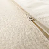 IKEA KUSTFLY (ИКЕА КУСТФЛЙ) — Наволочка, бежевый/черный, 50x50 см — фото 2