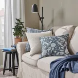 IKEA IDALINNEA (ИКЕА ИДАЛИННЕА) — Наволочка, темно-серо-голубая, 50x50 см — фото 2