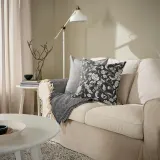 IKEA IDALINNEA (ИКЕА ИДАЛИННЕА) — Наволочка, антрацит, 50x50 см — фото 4