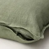 IKEA DYTÅG (ИКЕА ДУТОГ) — Наволочка, серо-зеленая, 50x50 см — фото 3