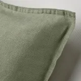 IKEA DYTÅG (ИКЕА ДУТОГ) — Наволочка, серо-зеленая, 50x50 см — фото 4