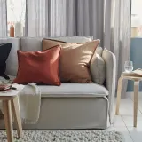 IKEA DYTÅG (ИКЕА ДУТОГ) — Наволочка, красно-коричневая, 50x50 см — фото 2