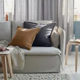 IKEA DYTÅG (ИКЕА ДУТОГ) — Наволочка, темно-бежевая, 65x65 см — фото 6