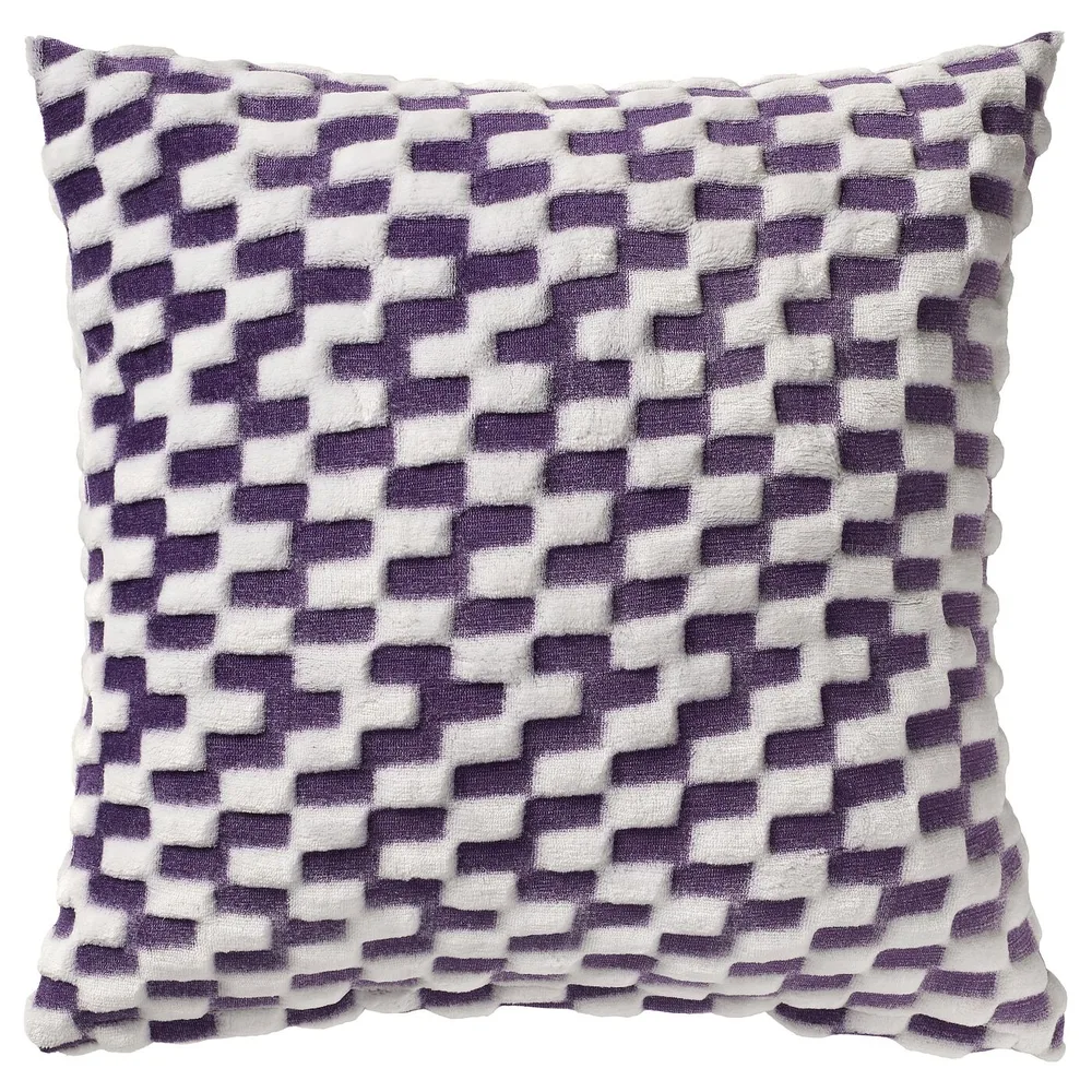 IKEA BLÅSKATA (ИКЕА БЛОСКАТА) — Наволочка, фиолетовый/узор, 50x50 см