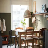 IKEA HILDEGUN (ИКЕА ХИЛДЕГУН) — Ткань, красный, 45x60 см — фото 6