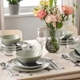 IKEA VÅRKLYNNE (ИКЕА ВОРКЛУННЕ) — Коврик, черный/белый дизайн, 36x29 см — фото 4