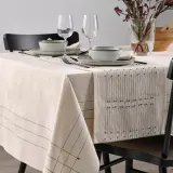 IKEA VÅRARV (ИКЕА ВОРАРВ) — Бегунок, темно-серый/натуральный, 35x150 см — фото 4
