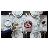IKEA VÅRARV (ИКЕА ВОРАРВ) — Бегунок, темно-серый/натуральный, 35x150 см — фото 8