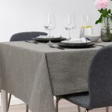 IKEA SVARTSENAP (ИКЕА СВАРТСЕНАП) — Скатерть, серая, 145x240 см — фото 5