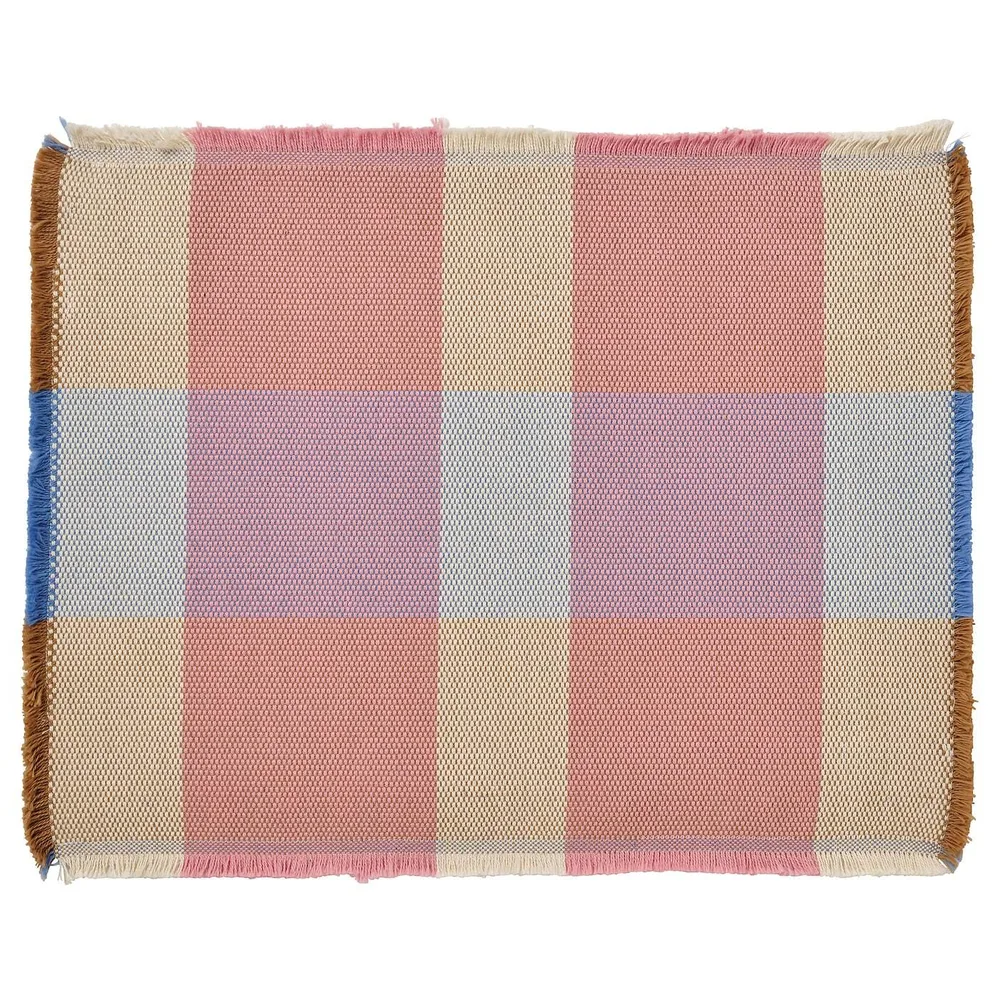 IKEA STRANDFLOKA (ИКЕА СТРАНДФЛОКА) — Коврик, узор/мультиколор, 45x35 см