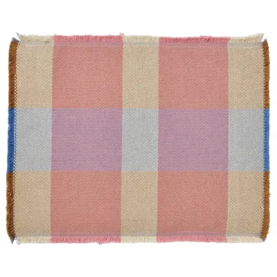 IKEA STRANDFLOKA (ИКЕА СТРАНДФЛОКА) — Коврик, узор/мультиколор, 45x35 см