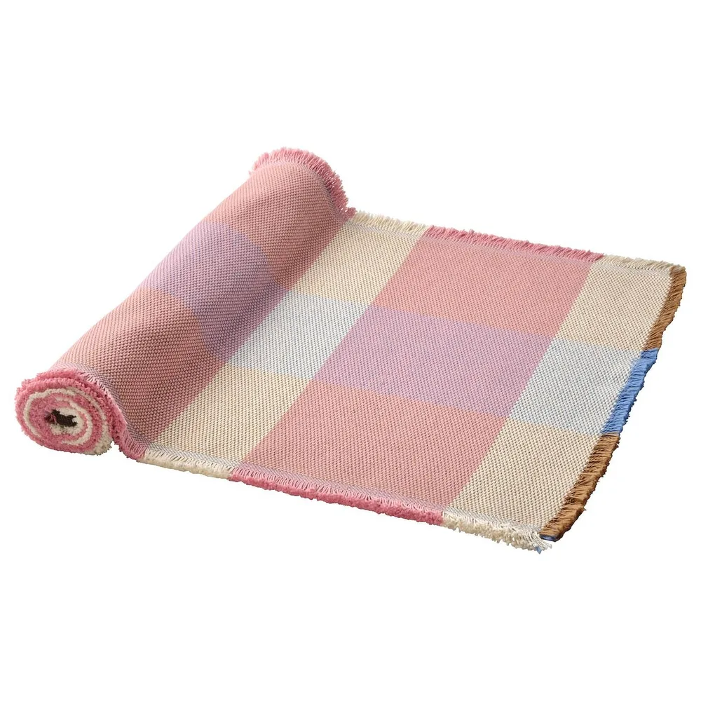 IKEA STRANDFLOKA (ИКЕА СТРАНДФЛОКА) — Бегунок, рисунок/многоцветный, 35x130 см
