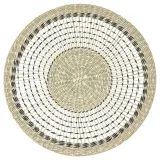 IKEA PENNFISK (ИКЕА ПЕННФИСК) — Коврик, натуральный/сиреневый, ручная работа, 37 см — фото 1