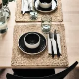 IKEA OMBONAD (ИКЕА ОМБОНАД) — Коврик, плетеный джут, 37x37 см — фото 2