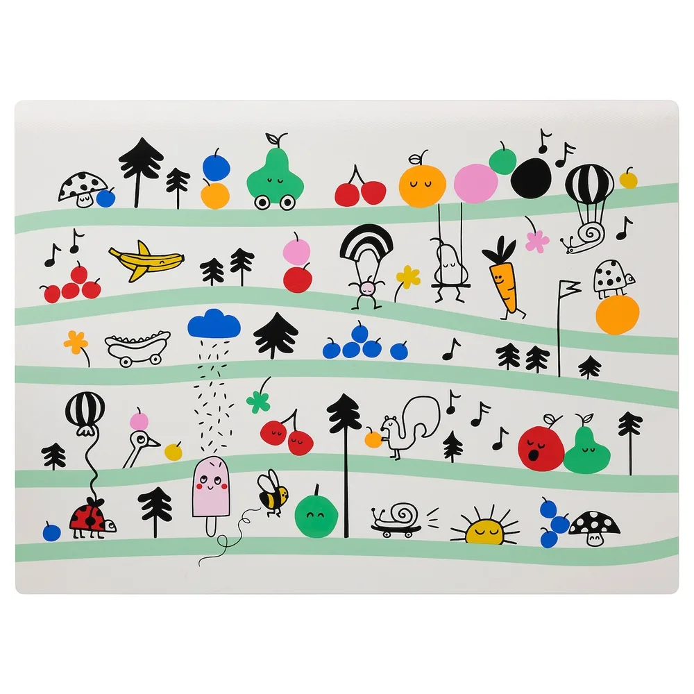 IKEA GRÖNFINK (ИКЕА ГРОНФИНК) — Коврик, разноцветный, 30x40 см