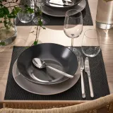 IKEA FLYGFISK (ИКЕА ФЛЙГФИСК) — Коврик, темно-серый, 38x30 см — фото 3