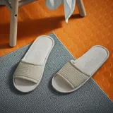 IKEA SKOVELSJÖN (ИКЕА СКОВЕЛШОН) — Тапочки, бежевый, S/M — фото 4