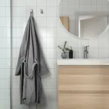 IKEA ROCKÅN (ИКЕА РОКОН) — Халат, серый, L/XL — фото 6