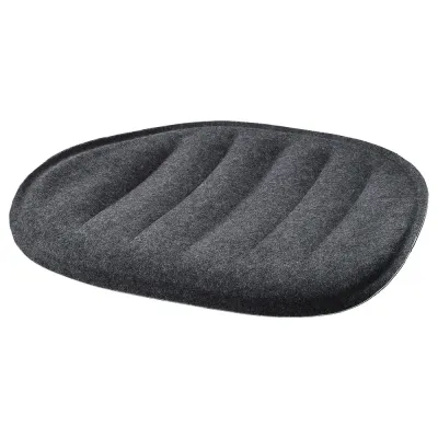 IKEA PYNTEN (ИКЕА ПЙНТЕН) — Подушка для стула, темно-серая, 41x43 см