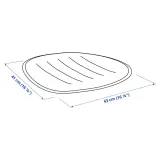 IKEA PYNTEN (ИКЕА ПЙНТЕН) — Подушка для стула, темно-серая, 41x43 см — фото 2