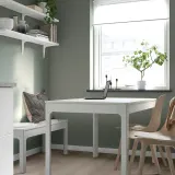 IKEA MALÖRTSMOTT (ИКЕА МАЛОРТСМОТТ) — Подушка для стула, белая, 32 см — фото 4