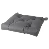 IKEA MALINDA (ИКЕА МАЛИНДА) — Подушка для стула, серая, 40/35x38x7 см — фото 1