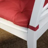 IKEA MALINDA (ИКЕА МАЛИНДА) — Подушка для стула, темно-красная, 40/35x38x7 см — фото 4