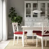 IKEA MALINDA (ИКЕА МАЛИНДА) — Подушка для стула, темно-красная, 40/35x38x7 см — фото 2
