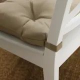 IKEA MALINDA (ИКЕА МАЛИНДА) — Подушка для стула, бежевая, 40/35x38x7 см — фото 4