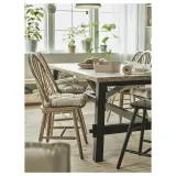 IKEA MALINDA (ИКЕА МАЛИНДА) — Подушка для стула, бежевая, 40/35x38x7 см — фото 8