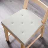 IKEA JUSTINA (ИКЕА ЙУСТИНА) — Подушка для стула, натуральная, 42/35x40x4 см — фото 4
