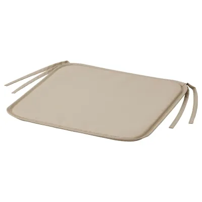 IKEA BRÄMÖN (ИКЕА БРЭМОН) — Подушка для кресла, серо-бежевая, для внутреннего/наружного применения, 34x34x1,0 см