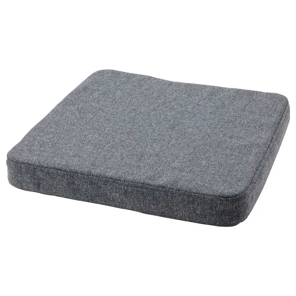 IKEA ÅKERVINDEFLY (ИКЕА ОКЕРВИНДЕФЛУ) — Подушка для стула, серая, 39/35x37x5 см